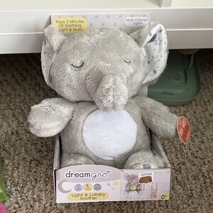 Light & Lullaby Soother Elephant - Gray